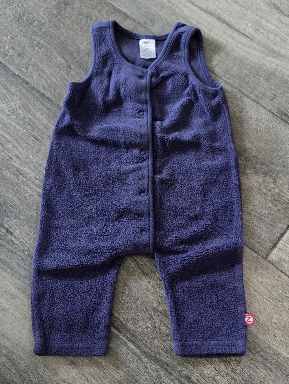 Zutano EUC 6 Months Navy Fleece Overalls